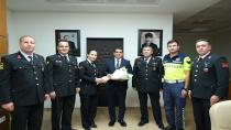 Jandarma Komutanlığından İlçe Kaymakamına Ziyaret